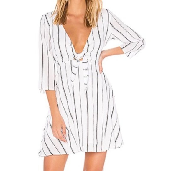 Amuse Society Dresses & Skirts - Amuse Society Lets Knot Striped Mini Dress S